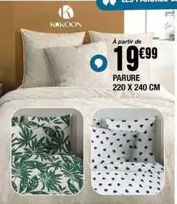 La Foir'Fouille KOKOON Parure offre