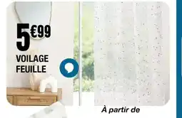 La Foir'Fouille Voilage feuille offre