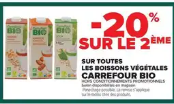 Carrefour Market CARREFOUR BIO Sur toutes les boissons végétales offre