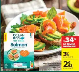 Carrefour Market OCEAN KISS Alternative végétale au saumon fumé offre