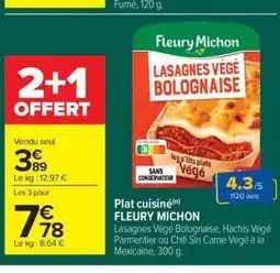 Carrefour Market FLEURY MICHON Plat cuisine offre