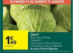 Carrefour Market Chou offre