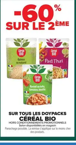 Carrefour Market CÉRÉAL BIO Sur tous les doypacks offre