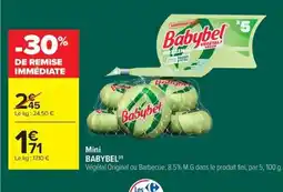 Carrefour Market BABYBEL Mini offre