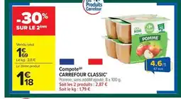 Carrefour Market CARREFOUR CLASSIC Compote offre