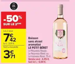 Carrefour Market LE PETIT BÉRET Boisson sans alcool aromatisé offre