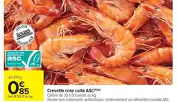 Carrefour Market Crevette rose cuite ASC offre