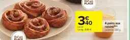 Carrefour Market 4 pains aux raisins offre