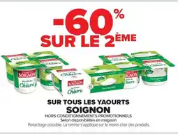 Carrefour Market SOIGNON Sur tous les yaourts offre