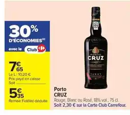 Carrefour Market CRUZ Porto offre