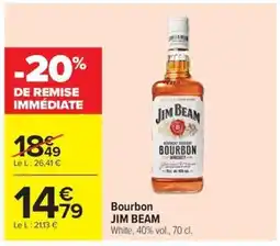 Carrefour Market JIM BEAM Bourbon offre