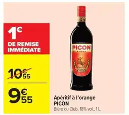 Carrefour Market PICON Apéritif à l'orange offre
