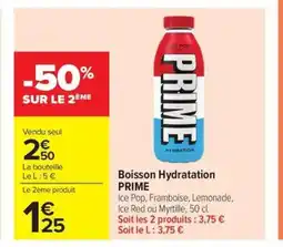 Carrefour Market PRIME Boisson Hydratation offre