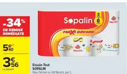 Carrefour Market SOPALIN Essuie-Tout offre