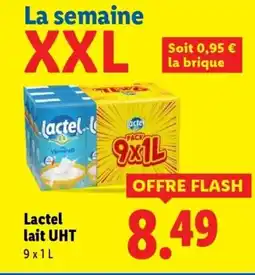 Lidl LACTEL Lait UHT offre