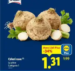 Lidl Céleri rave offre