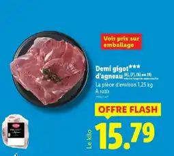 Lidl Demi gigot d'agneau offre