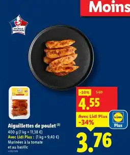 Lidl Aiguillettes de poulet offre