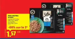 Lidl SHEBA Mini filets en sauce offre