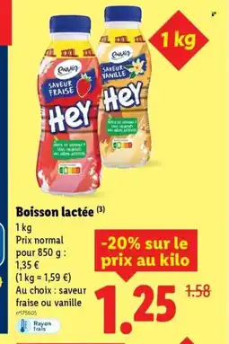 Lidl Boisson lactée offre