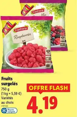 Lidl Fruits surgelés offre