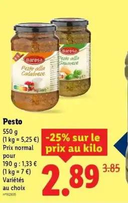 Lidl Pesto offre