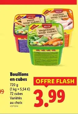 Lidl Bouillons en cubes offre