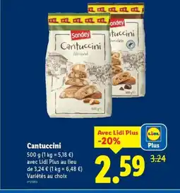 Lidl Cantuccini offre