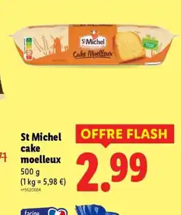 Lidl St MICHEL cake moelleux offre