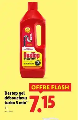 Lidl DE TOP Gel gel déboucheur turbo 5 min offre