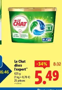 Lidl LE CHAT discs l'expert offre