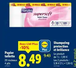 Lidl Papier toilette offre