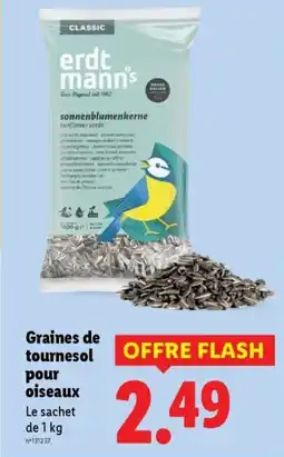 Lidl Graines de tournesol pour oiseaux offre