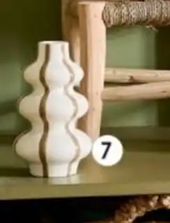 Auchan Vase raye actuel offre