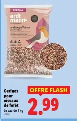 Lidl Graines pour oiseaux de forêt offre