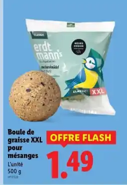 Lidl Boule de graisse XXL pour mésanges offre