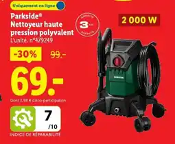 Lidl PARKSIDE Nettoyeur haute pression polyvalent offre