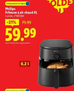 Lidl PHILIPS Friteuse à air chaud XL offre