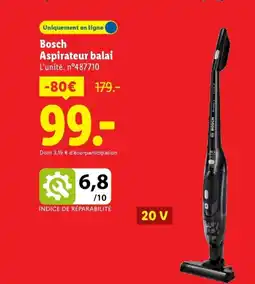 Lidl BOSCH Aspirateur balai offre