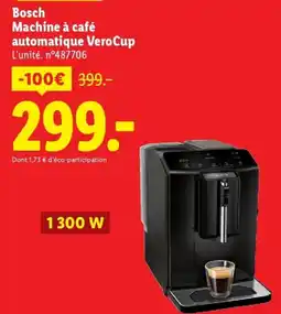 Lidl BOSCH Machine à café automatique VeroCup offre