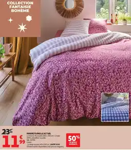 Auchan Parure florelle actuel offre