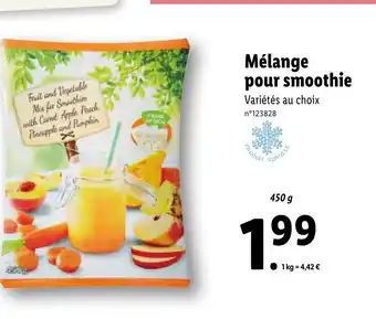 Lidl Mélange pour smoothie offre