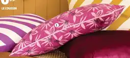 Auchan Coussin fleurs actuel offre