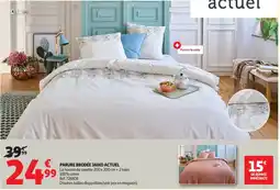 Auchan Parure brodée jaiko actuel offre