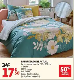Auchan Parure jasmine actuel offre
