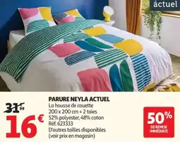 Auchan Parure neyla actuel offre