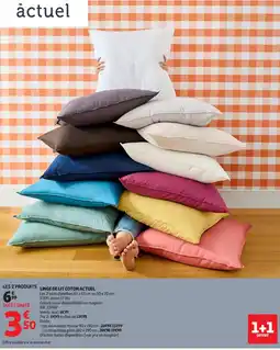 Auchan Linge de lit coton actuel offre