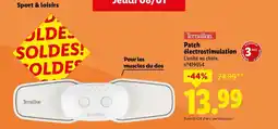 Lidl Patch électrostimulation offre