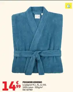 Auchan Peignoir kimono offre