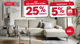 Möbel Martin Ecksofa Stoff hellbraun offre